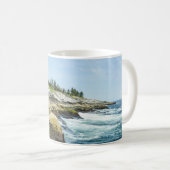 Belle Mug de café classique de la côte du Maine (Devant droit)