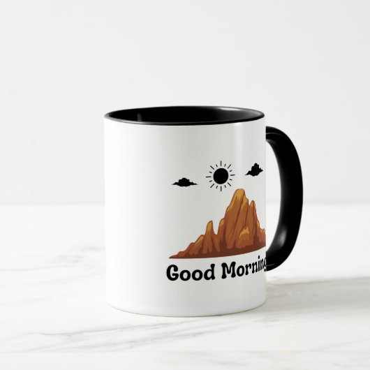 Belle Mug de café du matin (Devant droit)