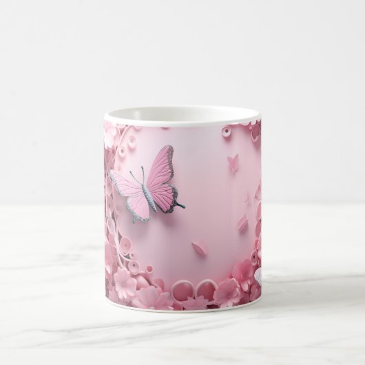 Belle Mug de café Floral Design (Centre)