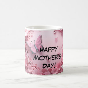 Belle Mug de café Floral Design