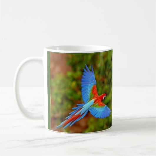 Belle Mug de café Macaw (Gauche)