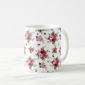 Belle Mug de café Rose (Devant droit)