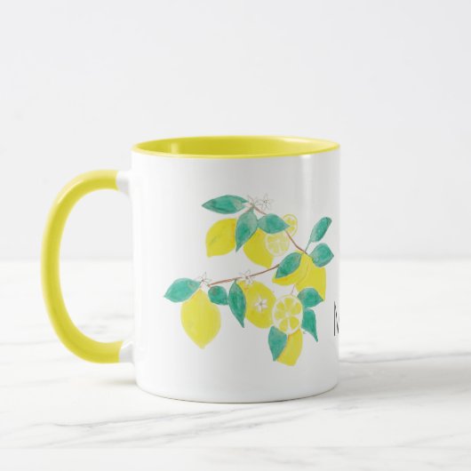 Belle Mug de citron du matin (Gauche)