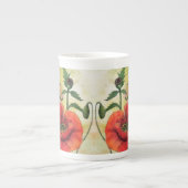 Belle Mug de crapets blancs rouges (Devant)