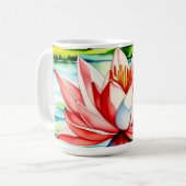 Belle Mug de Fleur Lily (Devant gauche)