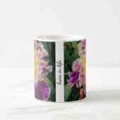 Belle Mug d'Iris jaune et violet (Centre)