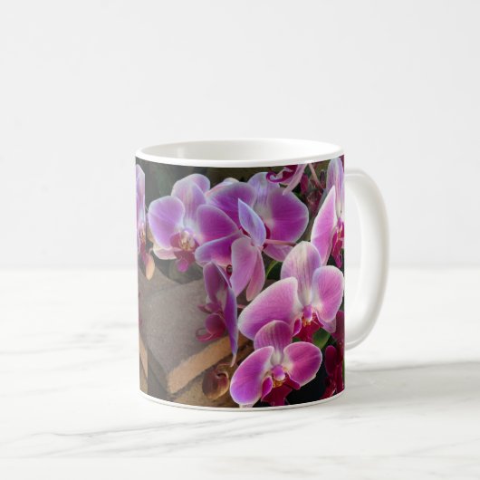Belle Mug d'orchidée (Devant droit)