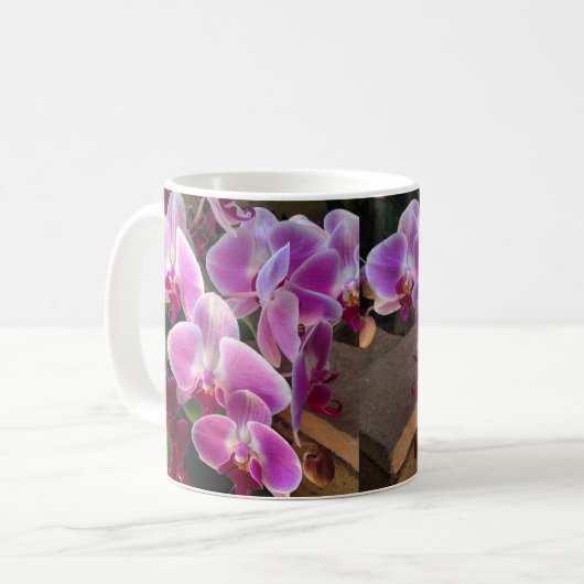 Belle Mug d'orchidée (Devant gauche)