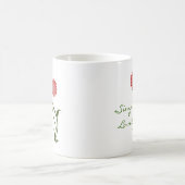 Belle Mug En Fleurs, Rouge (Centre)
