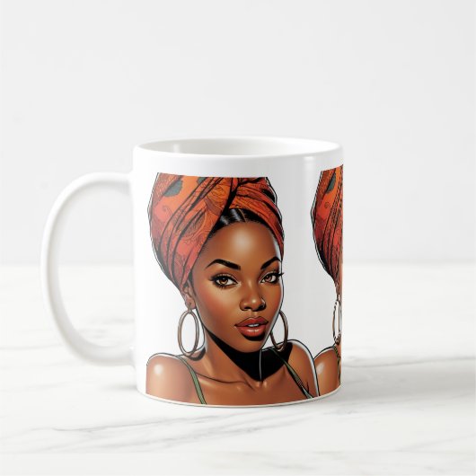 Belle Mug Fille Noire (Gauche)