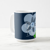 Belle Mug Fleur Bleue (Devant gauche)