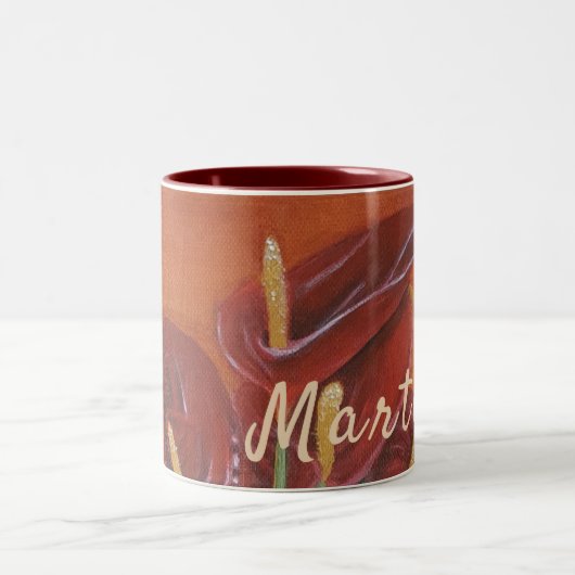 Belle Mug Fleur Personnalisée (Centre)