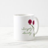 Belle Mug Fleurie, Fuchsia (Devant droit)