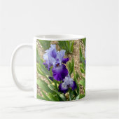 Belle Mug Florale Fleur Iris (Gauche)