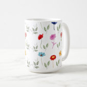 Belle Mug imprimée Fleur sauvage (Devant droit)