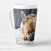 Belle Mug Latte de Bulldog Français (Angle gauche)