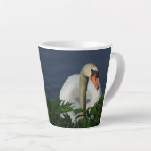 Belle Mug latte de cygne (Angle droit)