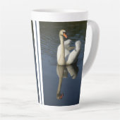 Belle Mug latte de cygne (Angle droit)