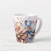 Belle Mug latte florale (Angle droit)