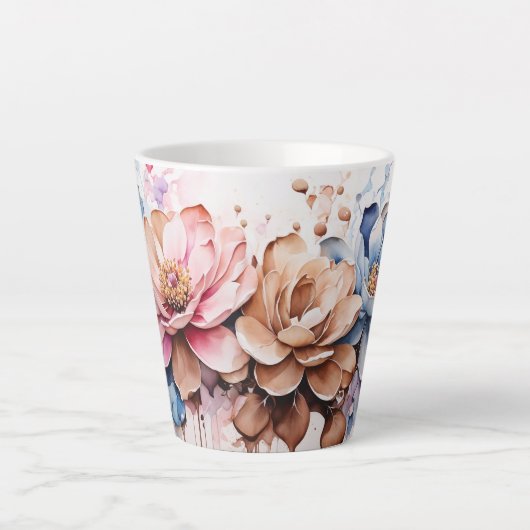 Belle Mug latte florale (Devant)