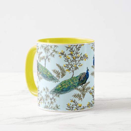 Belle Mug Motif Peacock (Devant gauche)