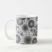 Belle Mug noir et blanc rétro (Gauche)