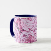 Belle Mug roses roses roses roses roses (Devant gauche)