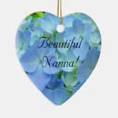 Belle Nanna ! ornements cadeaux Hydrangea Bleue (Droite)