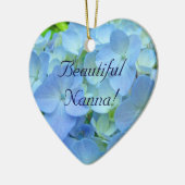 Belle Nanna ! ornements cadeaux Hydrangea Bleue (Gauche)