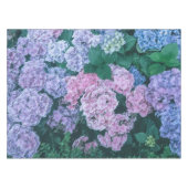 Belle nappe florale pourpre et rose de | (Devant (Horizontal))