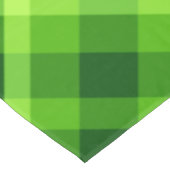 Belle nappe petite carreaux vert arbre (Angle)