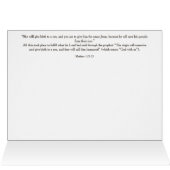 Belle Nativité Blessée Carte de Noël (Intérieur Horizontal (Haut))