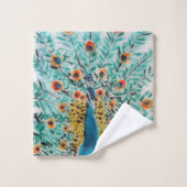 Belle nature Bleue Verte (Gant de toilette)