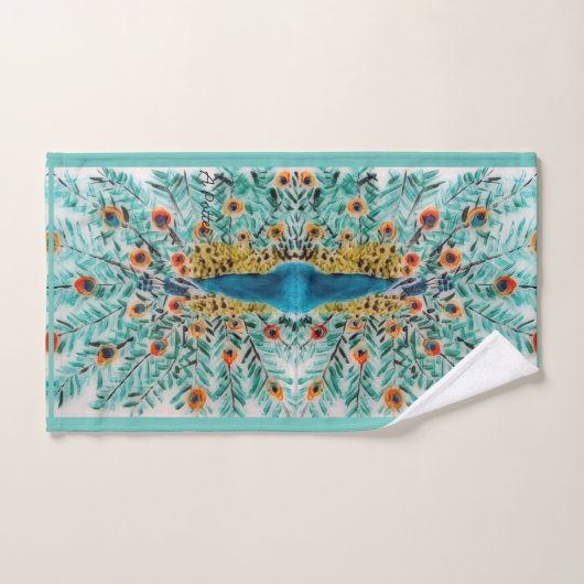 Belle nature Bleue Verte (Serviette à main)