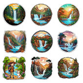 Belle nature en T-shirt rond