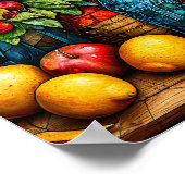 Belle nature morte Impression d'art de coupe de fr (Coin)