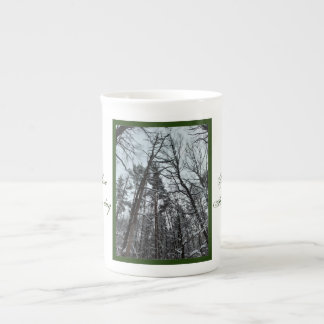Belle nature neige dans les bois Mug spécialité