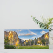 Belle nature Paysage Carte de remerciements funéra (Debout devant)