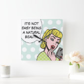 Belle Naturelle Bande dessinée Horloge murale (Maison)