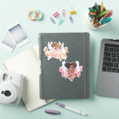 Belle Nuit Bébé Anges Sticker (Couverture iPad)