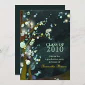 Belle nuit : Invitations de fête de remise des (Devant / Derrière)