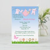 Belle offre Bundle Baby Girl Shower Invitation (Debout devant)
