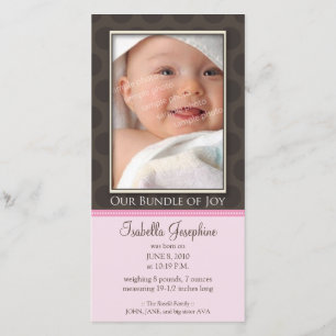 Belle Offre de Joie Faire-part de naissance :: ros