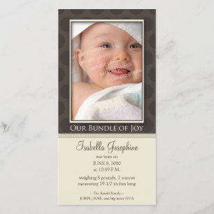 Belle Offre de Joie Faire-part de naissance :: tau