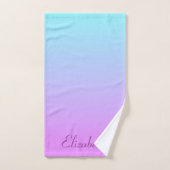 Belle Ombre Lavande et Bleu (Serviette à main)