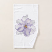 Belle orchidée en blanc (Serviette à main)