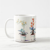 Belle Orchidées Café Mug (Gauche)