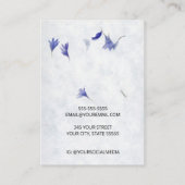 Belle oreille florale | 6 Cartes d'affichage Stud (Dos)