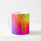 Belle Paint Splash Coffee Mug (Devant gauche)