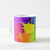 Belle Paint Splash Coffee Mug (Devant gauche)